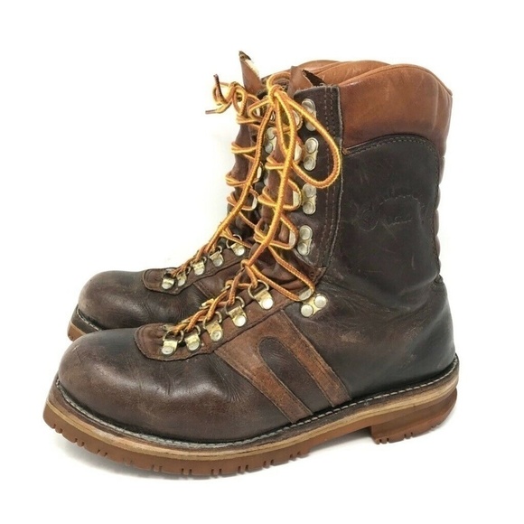 Kush N Kollar Chippewa Mens Work Boots Brown 8.5 main image 6